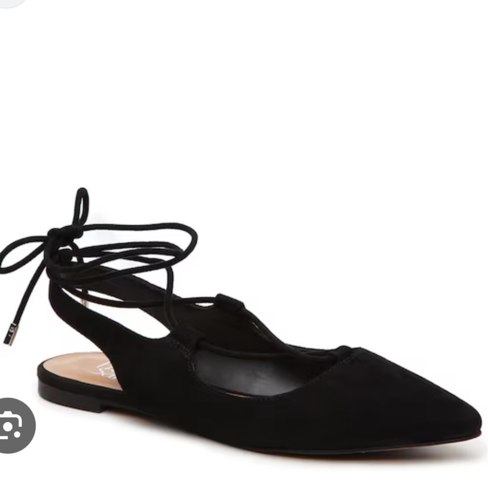 Franco Sarto black flats